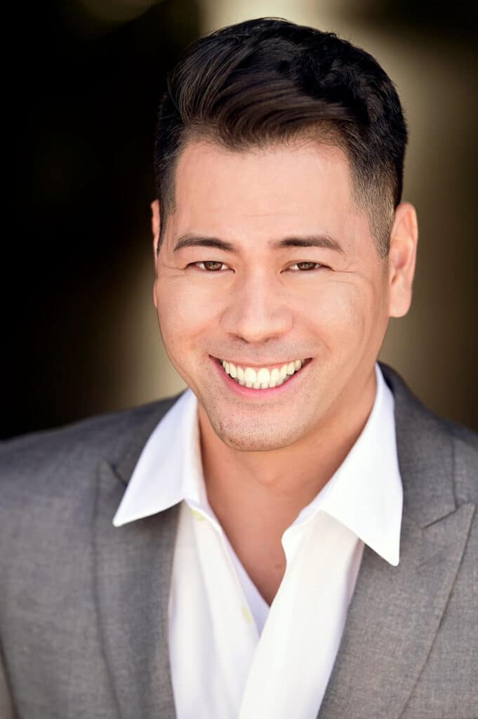 Real Estate Agent Headshots of handsome asian realtor
