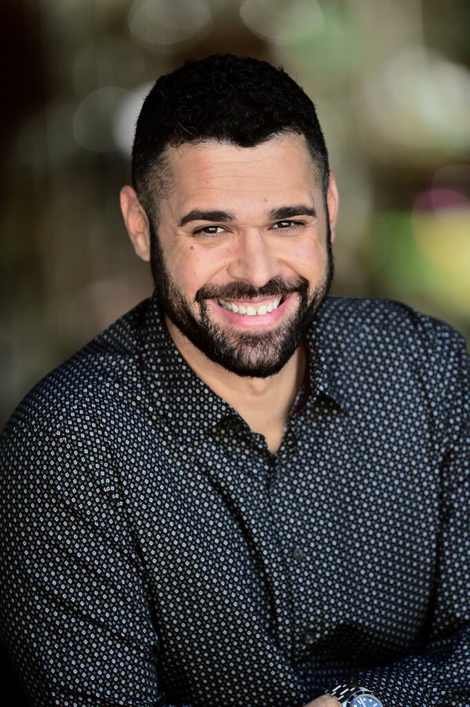 professional business headshots of 30-something lationo man