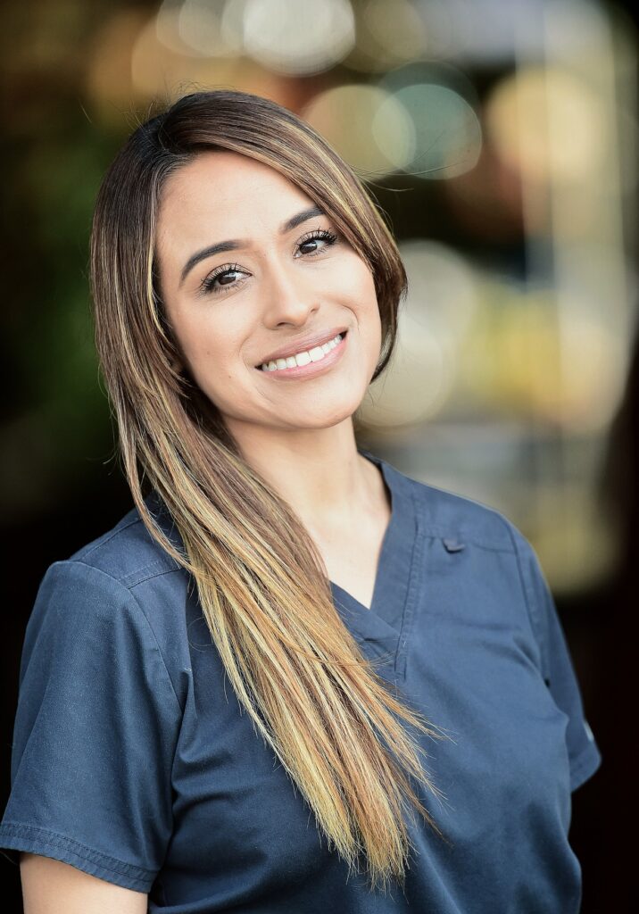 Headshot wardrobe tips - Nursing Student in Scrubs