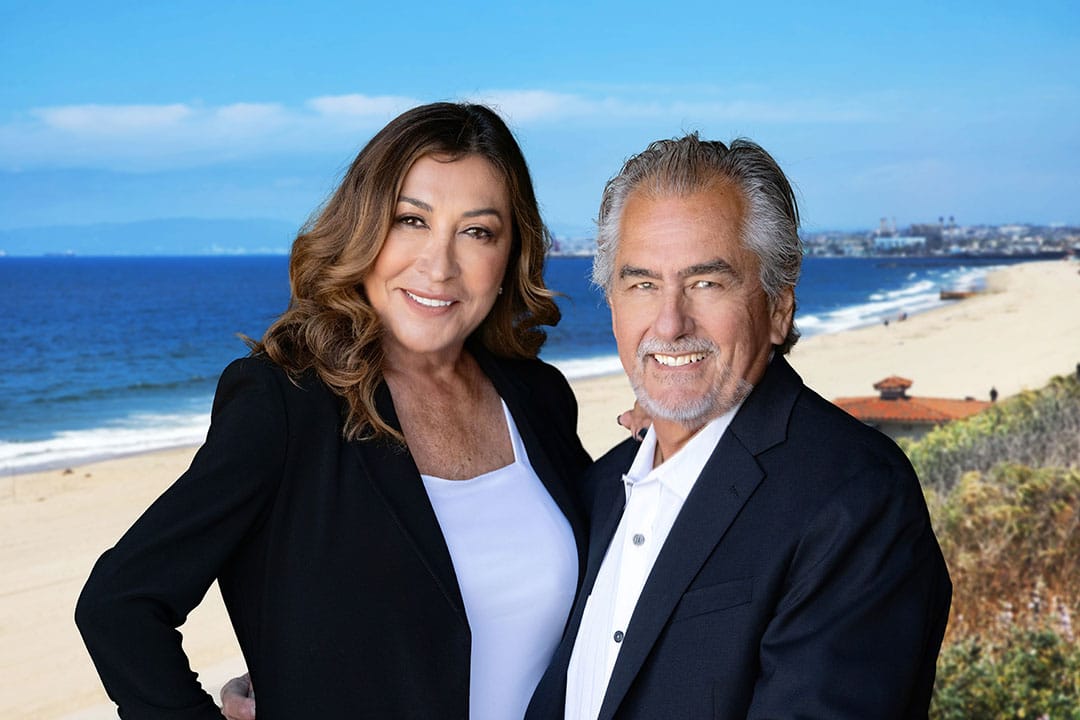 Realtor Couple - Hybrid AI headshot created from professional photography with natural lighting and realistic detail